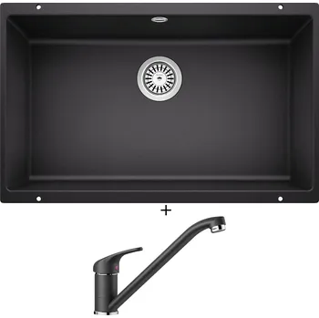 Granitový dřez Dřez pod desku SET Blanco ROTAN 700 U antracit 521344 + Blanco DARAS antracit 517721