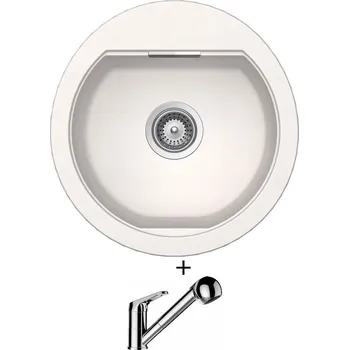 Granitový dřez Granitový dřez SET Schock MONO R-100 Polaris + Schock COSMO 525122 chrom