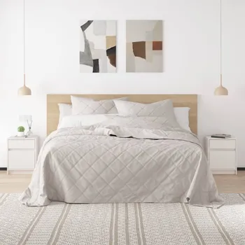 Noční stolek ZBXL Noční stolek bílý 40 x 31 x 50 cm masivní borovice