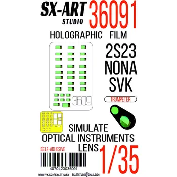 Umění SX-ART 1/35 Holographic film 2S23 Nona-SVK (TRUMP)