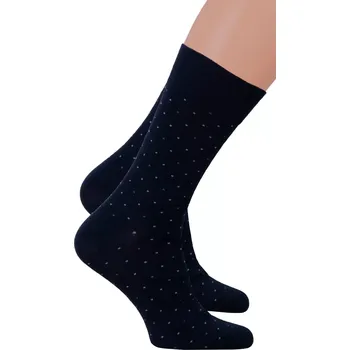 Pánské ponožky Pánské klasické ponožky 056/216 Steven Barva/Velikost: granát (modrá) / 45/47