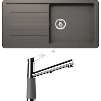 Granitový dřez Granitový dřez SET Schock TOLEDO D-100L Silverstone + Schock SC-510 554120 Silverstone