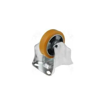 Pojezdové kolečko Pojezdové kolo Ø 100mm W 30mm H 128mm pevné Dyn.zat 2000N