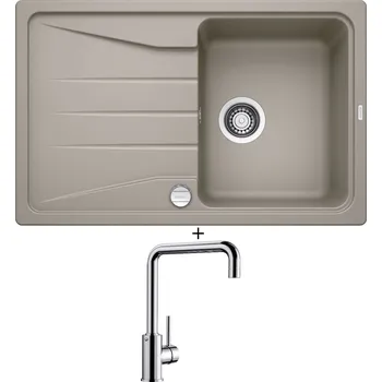 Granitový dřez Granitový dřez SET Blanco SONA 45 S tartufo s excentrem + Blanco MILI chrom 519413