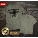 4anglersdesign Tričko Splashbaits zelené - XXL