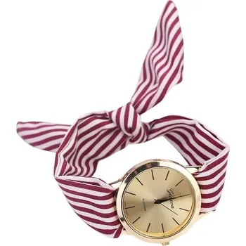 Hodinky Náramkové hodinky | dámské hodinky, styl stuha - Červené