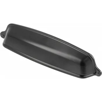 Nábytkové kování Úchytka slitinová EVER C 128 mm, černá mat