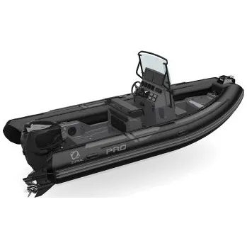 Člun Člun nafukovací Zodiac PRO 5.5 Strongan válce černé trup tmavě šedý