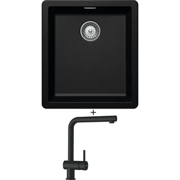 Granitový dřez Dřez pod desku SET Schock GREENWICH N-100S U Magma + Schock EPOS 540027 Magma