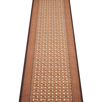 Koberec Kusový koberec GRENOBLE hnědá 67 x 350 cm