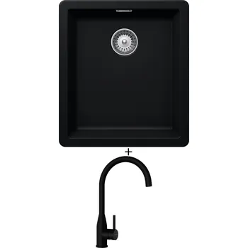 Granitový dřez Granitový dřez SET Schock GREENWICH N-100S Puro + Schock KAVUS 559027 Puro