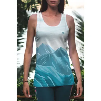 UTOPY Dámské Dámské sportovní tílko Winter Mountains Velikost: L