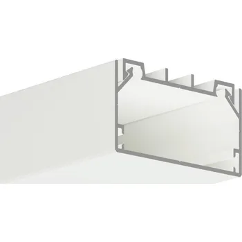 LED osvětlení Ledshopik Profil pro trafo KLUS BOX-M bílý - Profil BOX-M bílý - 1m