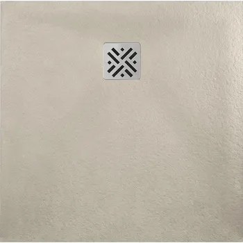 Sprchová vanička Dune - čtvercová sprchová vanička 90x90, Mineralite W32Q090