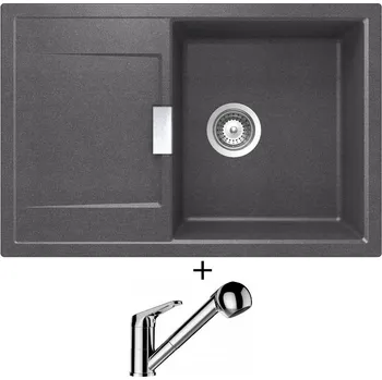 Granitový dřez Granitový dřez SET Schock MONO D-100 Stone + Schock COSMO 525122 chrom