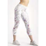 UTOPY 3/4 Dámské sportovní legíny Flower Beauty Velikost: L