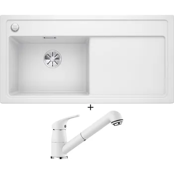 Granitový dřez Granitový dřez SET Blanco ZENAR XL 6 S bílá 524001 + Blanco DARAS-S bílá 517735