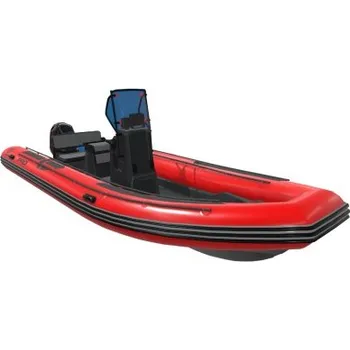 Člun Člun nafukovací Zodiac PRO 6.5 Strongan válce červené trup tmavě šedý