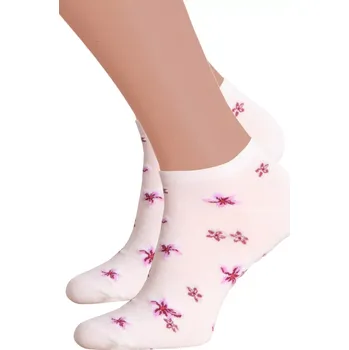 Dámské ponožky Dámské kotníkové ponožky 114/093 STEVEN Barva/Velikost: šampaň / 35/37