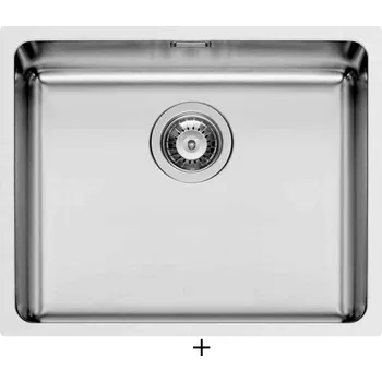 Dřez pod desku SET Pyramis LYDIA (50x40) 1B nerez + Pyramis SILVIO chrom