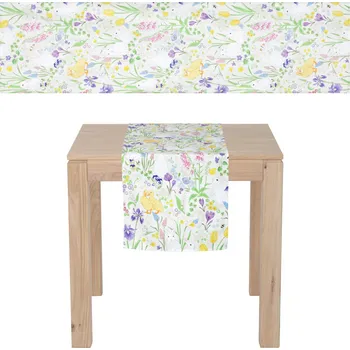 Bytová dekorace Autronic Běhoun, velikonoční motiv, 40x150cm, 100% polyester. - UBR090-2