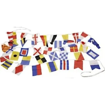 Vlajka Vlajky mezinár. znaků 40ks 14X20 délka 12m