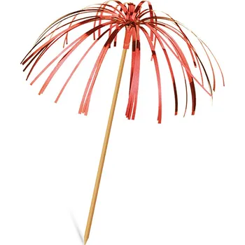 Jednorázové nádobí Napichovadlo palmičky lesklá 225 mm (6 ks v bal.)