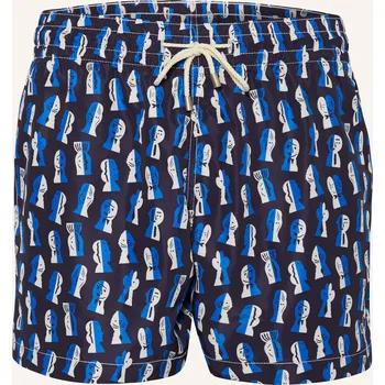 Pánské plavky Arrels Barcelona Pánské Koupací Šortky Navy Papier Découpé ×...