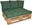 Axin Trading Easy polstry na paletový nábytek, tmavě zelený melír