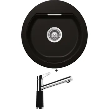 Granitový dřez Granitový dřez SET Schock MONO R-100 Night + Schock SC-510 554000 Night