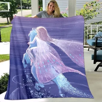 Dětská deka Dětská deka s motivy Ledového království - 25,130x150cm