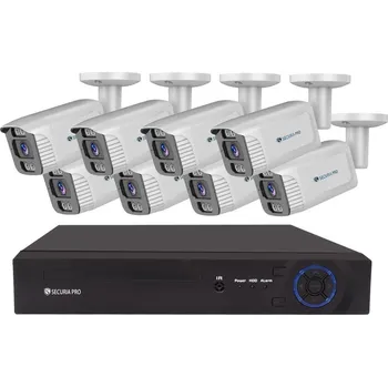 Securia Pro IP kamerový systém NVR8CHV4S-W smart, bílý Pevný disk: 2TB