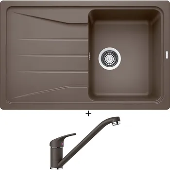 Granitový dřez Granitový dřez SET Blanco SONA 45 S kávová 519670 + Blanco DARAS kávová 517729
