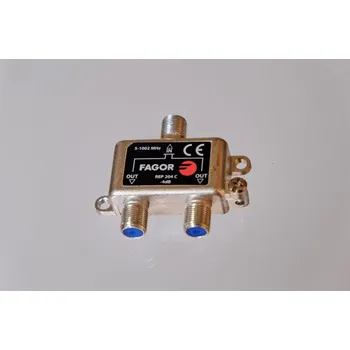 Příjem digitálního pozemního vysílání Fagor REP-204C rozbočovač 5-1000 MHz, 2 výst. 4 dB