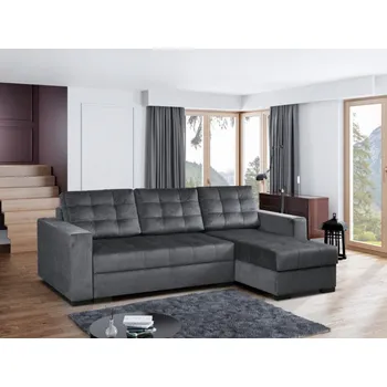 Obývací stěna Sedací souprava Linda UNI tmavě šedá