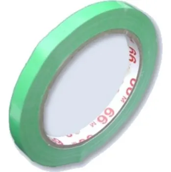 Lepicí páska Lepící páska 9mm/66m zelená PVC