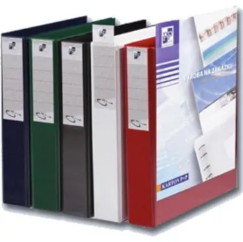 Pořadač 4-kr.PP kapsa modrý 58mm