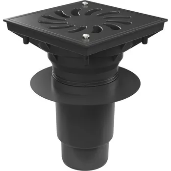 kanalizace Kanalizační vpusť spodní D110-250 vodní hladina, límec, plastová mřížka SUN