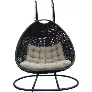 Křeslo Závěsná houpačka pro dva - hnědá - doprava zdarma - SLEVA 3% s kodem radost25