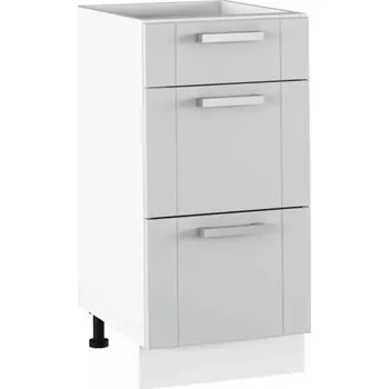 Kuchyňská linka Spodní skříňka JULIA TYP 53 – světle šedá/bílá - SLEVA 3% s kodem radost25