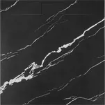 REA - Sprchová vanička Bazalt CARRARA BLACK 90x90 REA-K7003
