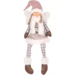 Vánoční andělka, visící nohy ANE9518 - SLEVA 3% s kodem radost25