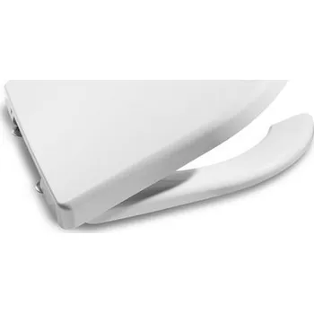 WC sedátko Roca Sedátko MERIDIAN klozetové s poklopem a nerez úchyty bílá A801230004