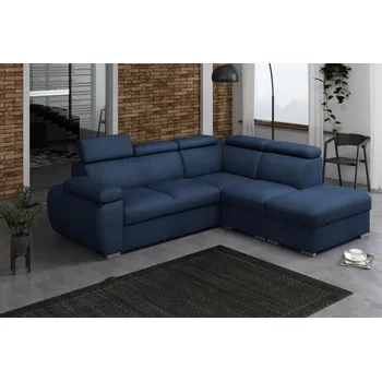 Obývací stěna Sedací souprava Bodie V pravá modrá