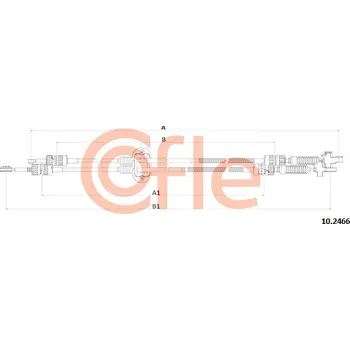Převodovka COFLE Tažné lanko, ruční převodovka 102466