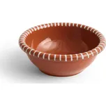 HAY Salátová mísa Barro L, natural with stripes