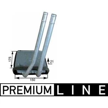 Výměník tepla Vymenik tepla, Vnitrni vytapeni MAHLE AH 178 000P