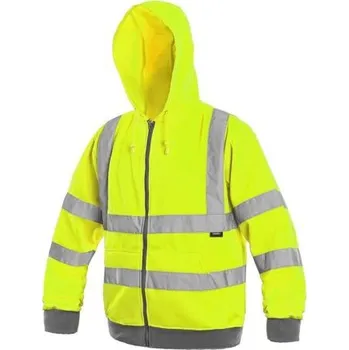 Pánská mikina Canis | Mikina FROME, pánská - Žlutá reflexní / 2XL / 2XL / žlutá