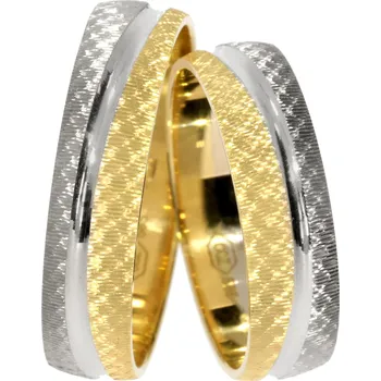 Prsten Zlaté snubní prsteny HK-062/5