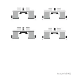 Brzdový kotouč Sada prislusenstvi, oblozeni kotoucove brzdy HERTH+BUSS JAKOPARTS J3668009